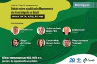 Servidores da ANA e da CONAB debatem Mapeamento do Arroz Irrigado no Brasil em webinar