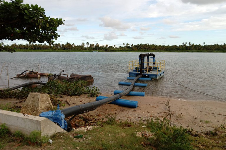 Sistema de captação, adução e reservação de água bruta em Piaçabuçu (AL)