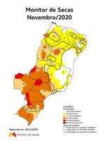 Temperaturas sobem em novembro e seca relativa piora em estados do Sul e Sudeste