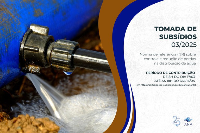 Informações sobre a Tomada de Subsídios nº 03/2025