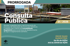 Termina nesta sexta (15) consulta pública sobre contabilidade regulatória para serviços de água e esgoto