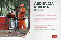 Terminam nesta terça (14) inscrições para audiência da NR sobre indicadores operacionais dos serviços de limpeza urbana e manejo de resíduos sólidos