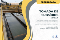 Tomada de subsídios para norma de referência sobre revisão tarifária para serviços de água e esgoto é prorrogada até 17 de outubro