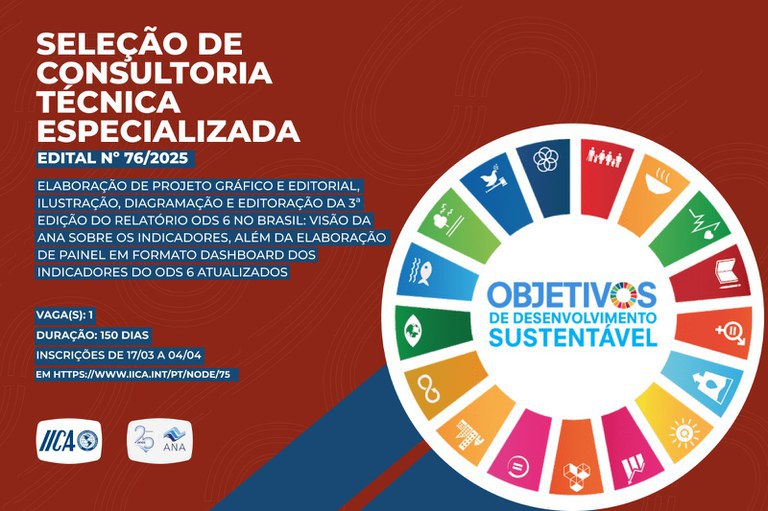 Informações sobre a seleção de consultoria técnica especializada - Edital nº 76/2025