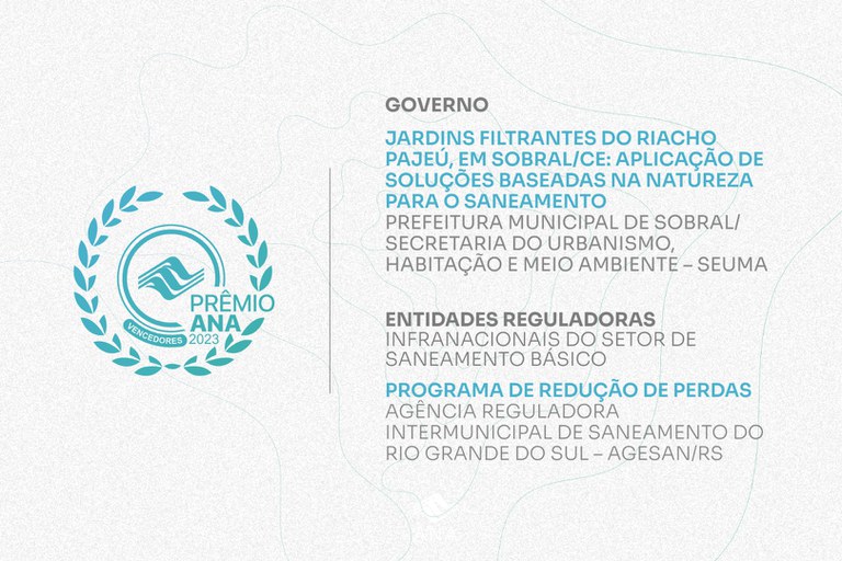 Vencedores do Prêmio ANA 2023