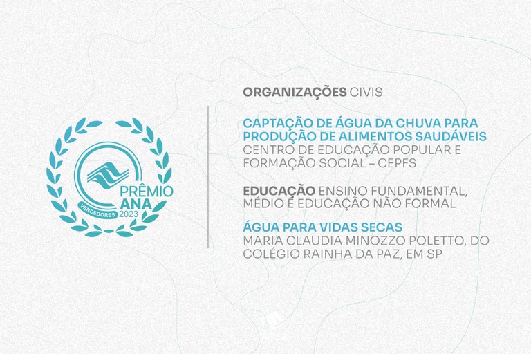 Vencedores do Prêmio ANA 2023