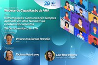 Webinar de Capacitação da ANA discute comunicação simples aplicada nos atos normativos nesta quinta (26)