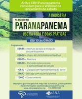Webinar debate uso da água nas indústrias da bacia hidrográfica do rio Paranapanema