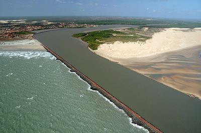 Construção do porto em Luiz Correa (PI)