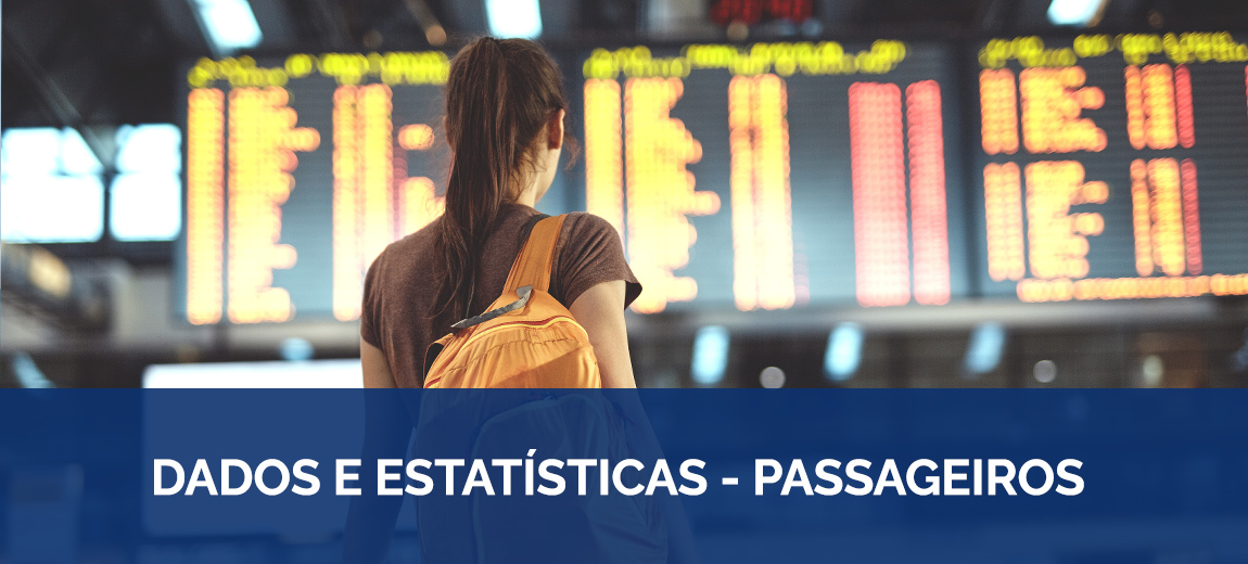 dados e estatísticas para passageiros