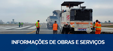 informações de obras e serviços