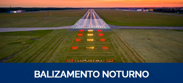 Balizamento noturno de aeródromos