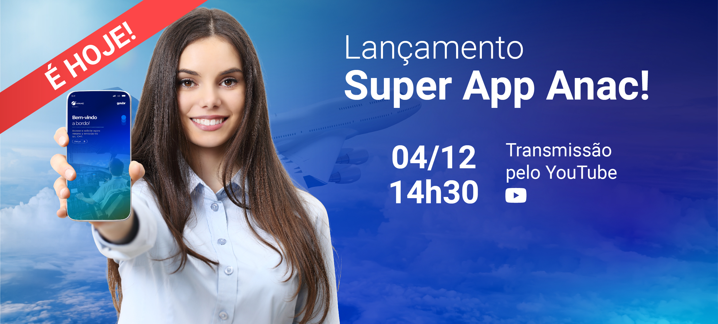 Venha conhecer nosso aplicativo no evento de logo mais!