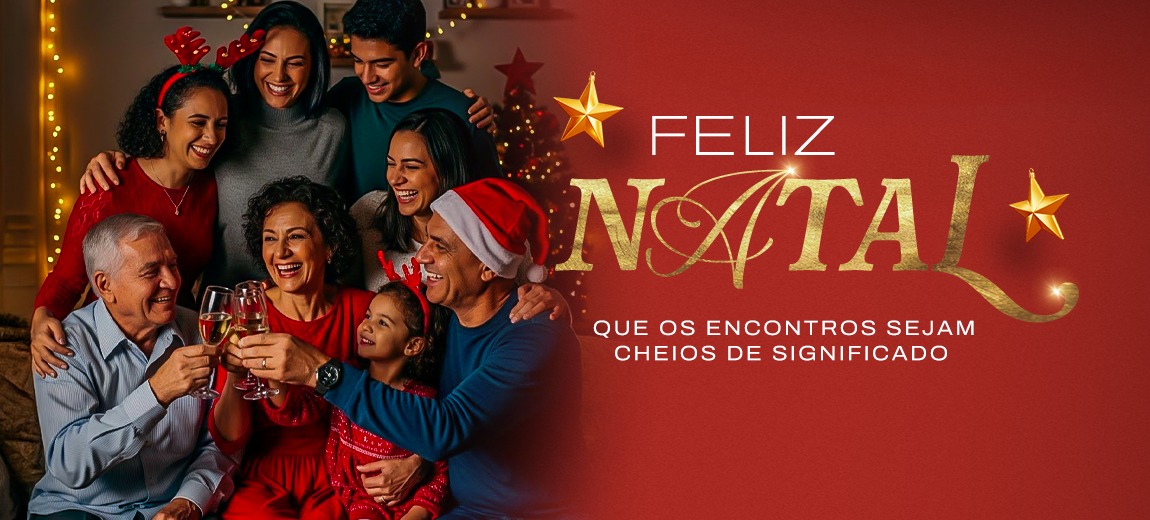 Que o Natal seja leve e cheio de significado. Boas Festas!