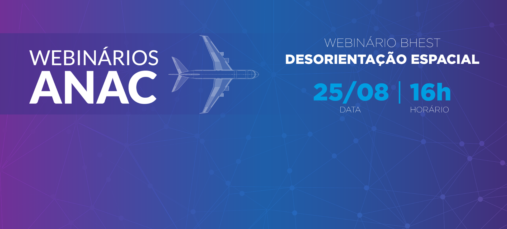 O evento poderá ser acompanhado pelo canal oficial da ANAC no YouTube