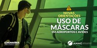 Uso de máscaras no transporte aéreo: novas regras começam a valer nesta quinta-feira (25)