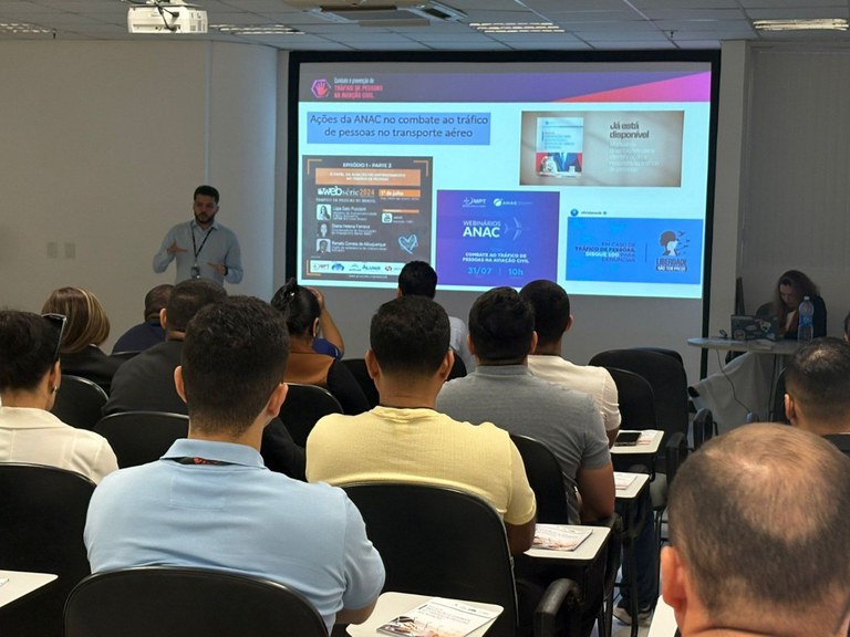 workshop sobre combate ao tráfico de pessoas na aviação civil