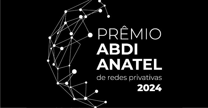 Logotipo Prêmio ABDI e Anatel de Redes Privativas 2024