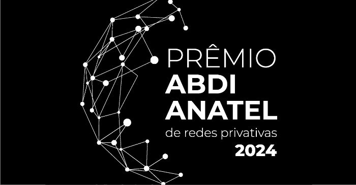 Logotipo Prêmio ABDI e Anatel de Redes Privativas 2024