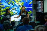 Ação de prevenção da violência contra mulheres é realizada pela Anatel em São Paulo