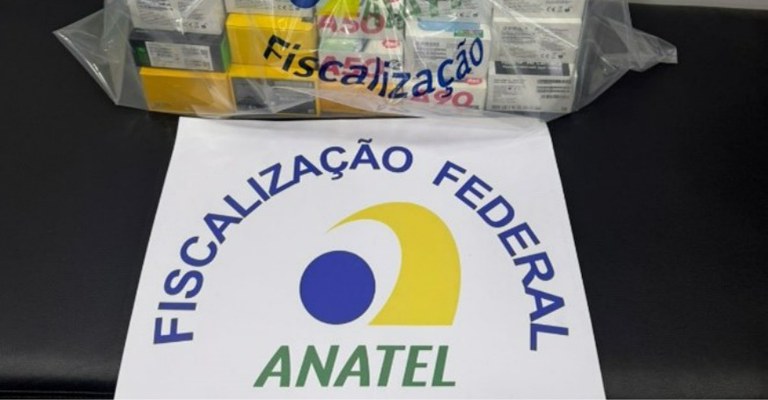 Produtos lacrados pela Anatel