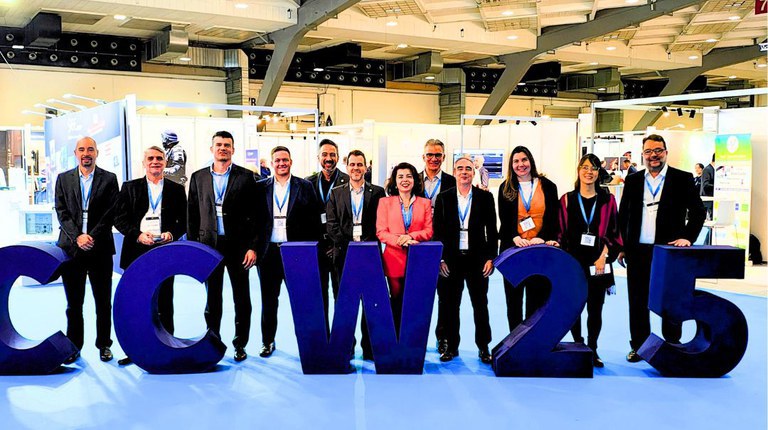 Delegação brasileira, na Bélgica / FOTO: Divulgação/MCom