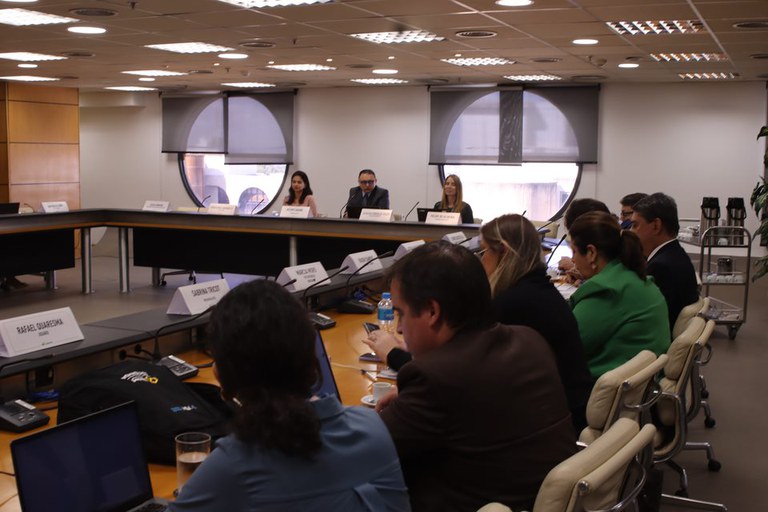 Foto da egunda reunião ordinária do Comitê de Defesa dos Usuários de Serviços de Telecomunicações (CDUST)