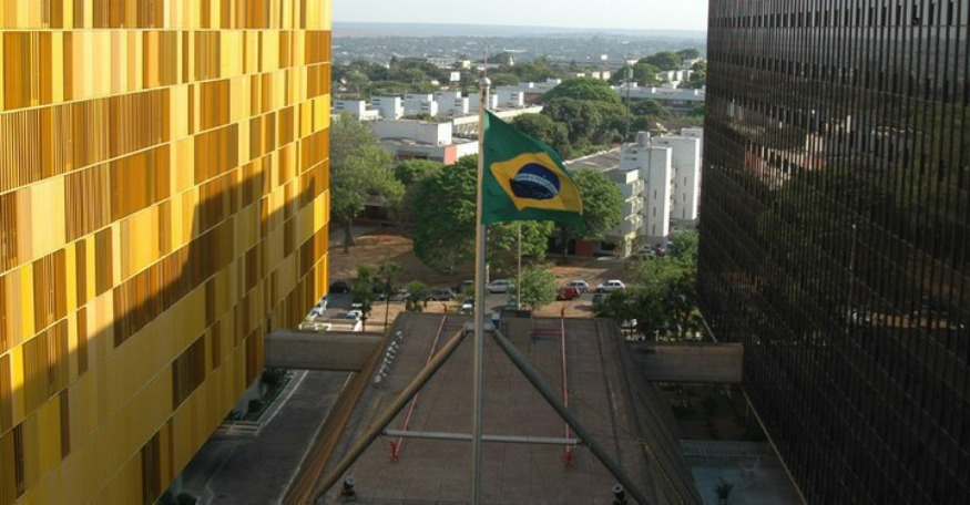Foto do complexo-sede da Anatel, em Brasília.