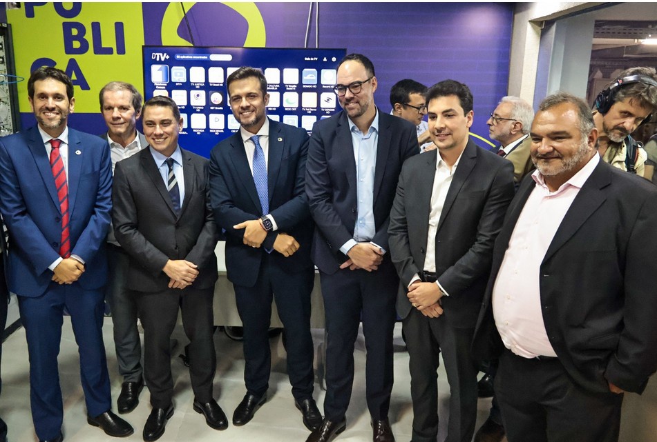 Conselheiros Octavio Pieranti e Edson Holanda participaram da inauguração