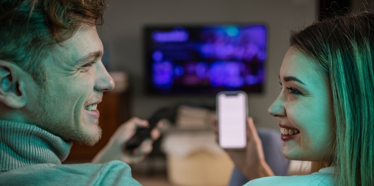 Imagem mostra tela da televisão