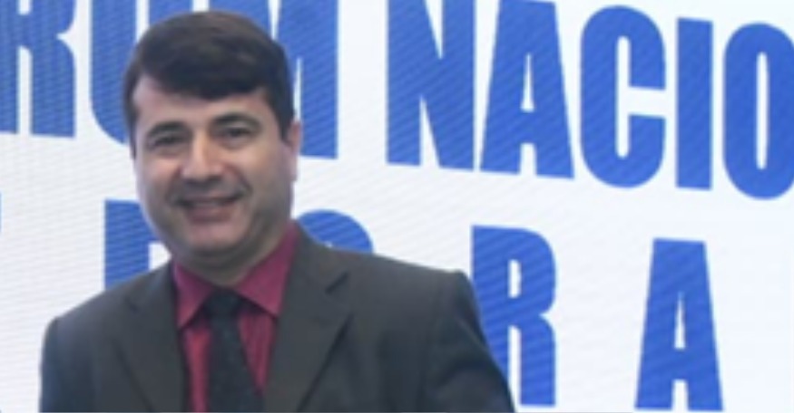 Gerente regional da Agência Nacional de Telecomunicações (Anatel) nos Estados de Pernambuco, Paraíba e Alagoas, Alexandre Ataíde, no 3º Fórum Nacional Integrado de Segurança Pública, Defesa Civil e Trânsito, realizado entre os dias 18 e 21 de agosto de 2025 em Recife (PE);