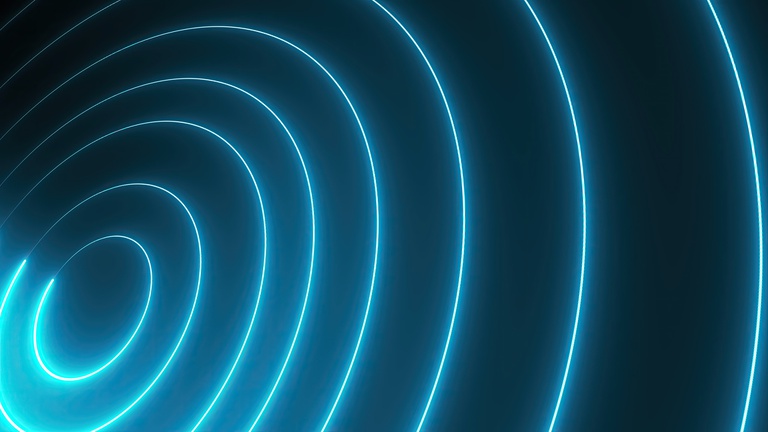 Imagem mostra ondas de radiofrequência