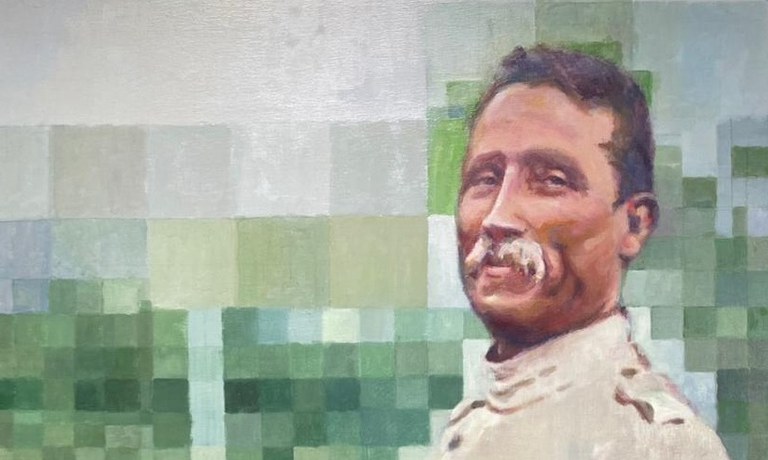 Imagem de quadro de pintura que tem como personagem o Marechal Cândido Rondon