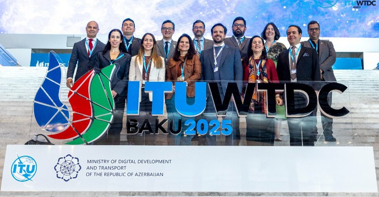 Delegação brasileira na CMDT25. Crédito: UIT