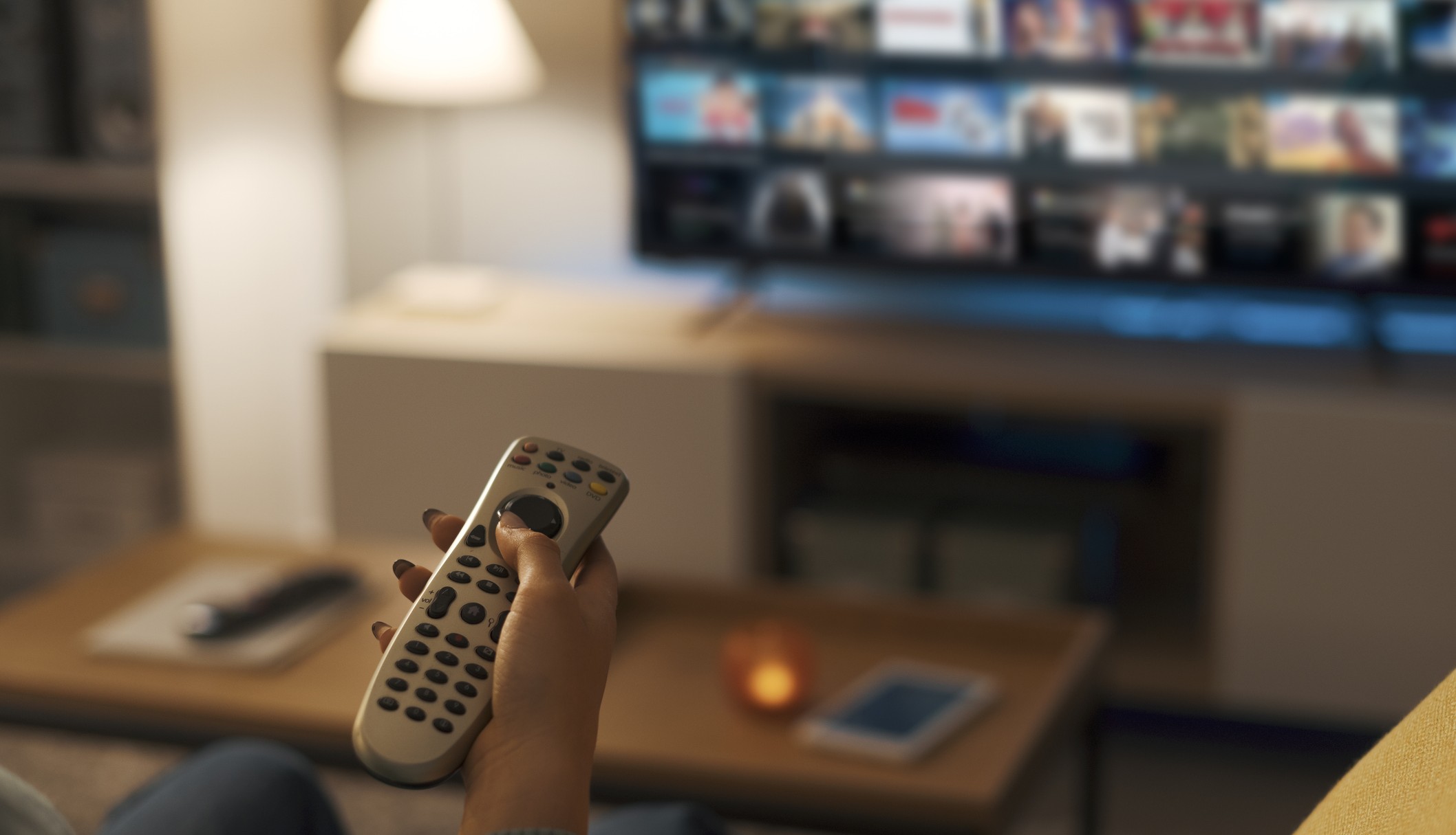 imagem mostra tv 3.0 em funcionamento