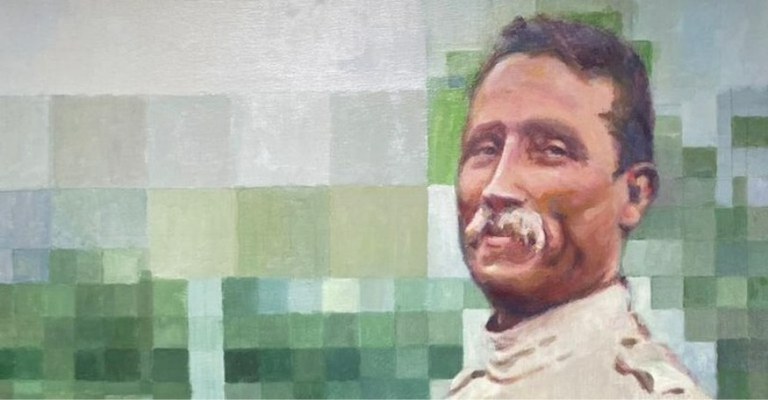 Imagem: detalhe de quadro de autoria de Ildeu Borges doado à Anatel em 2024