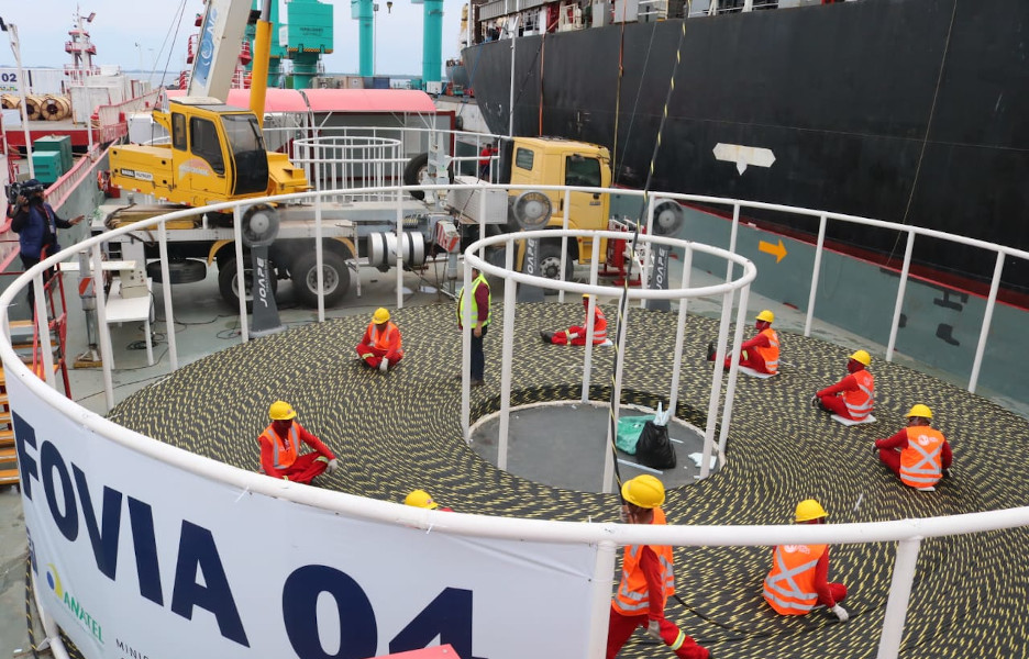 Entregas já somam 2.600 quilômetros de cabos implantados