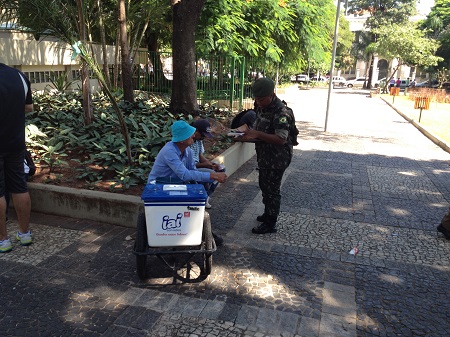 Militares deram informações sobre o combate ao Aedes aegypti