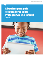 Diretrizes para pais e educadores sobre proteção on-line infantil