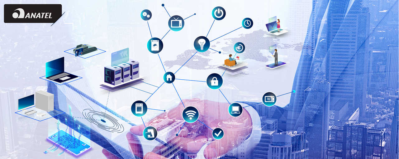 Imagem de fundo utilizada nas apresentações da Anatel.