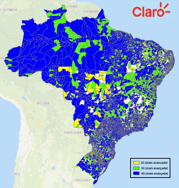 Mapa Claro