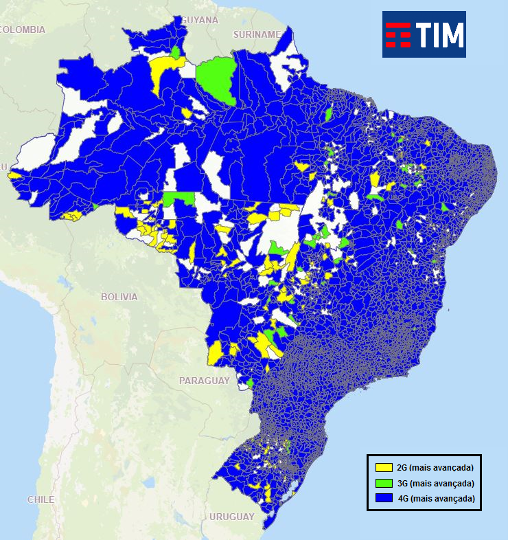 Mapa Tim