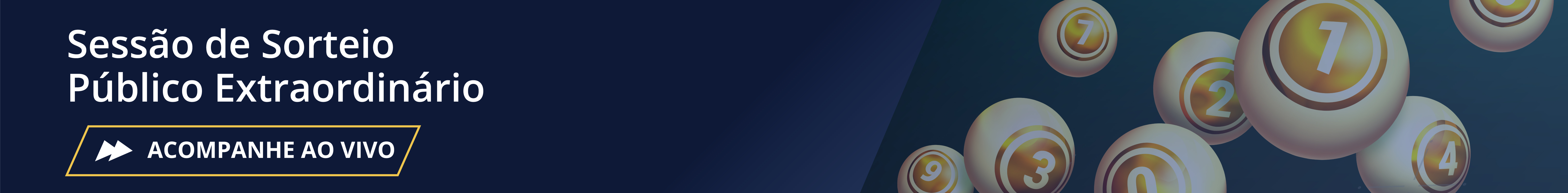 6ª Sessão de Sorteio Público Extraordinário de 2026
