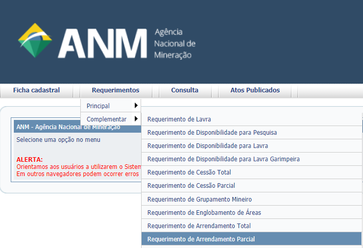 Como solicitar/requerer