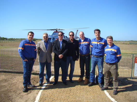 Celso Garcia visita o Complexo Industrial do Porto do Açu