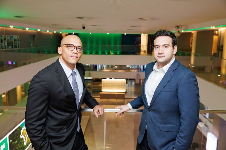 O diretor da ANM Caio Mário Trivellato Seabra Filho e o superintendente de Licitações na B3 Guilherme Peixoto.