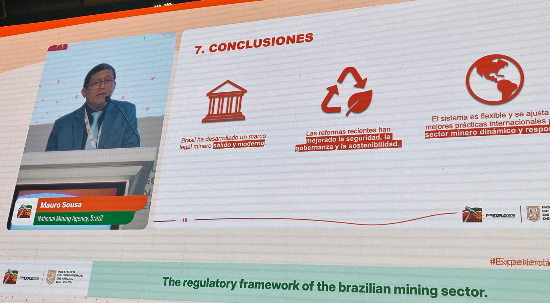 diretor-geral da ANM, participa do proEXPLO 2025, em Lima no Peru