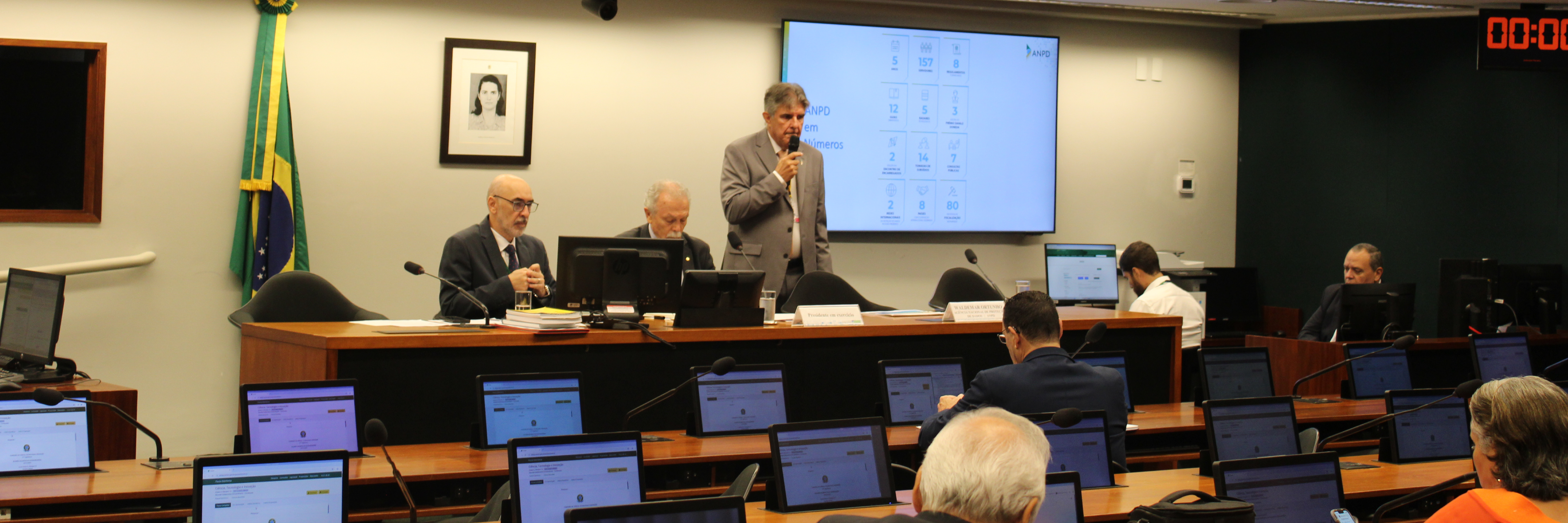 Diretor-Presidente da ANPD palestra na Comissão de Ciência e Tecnologia da Câmara dos Deputados