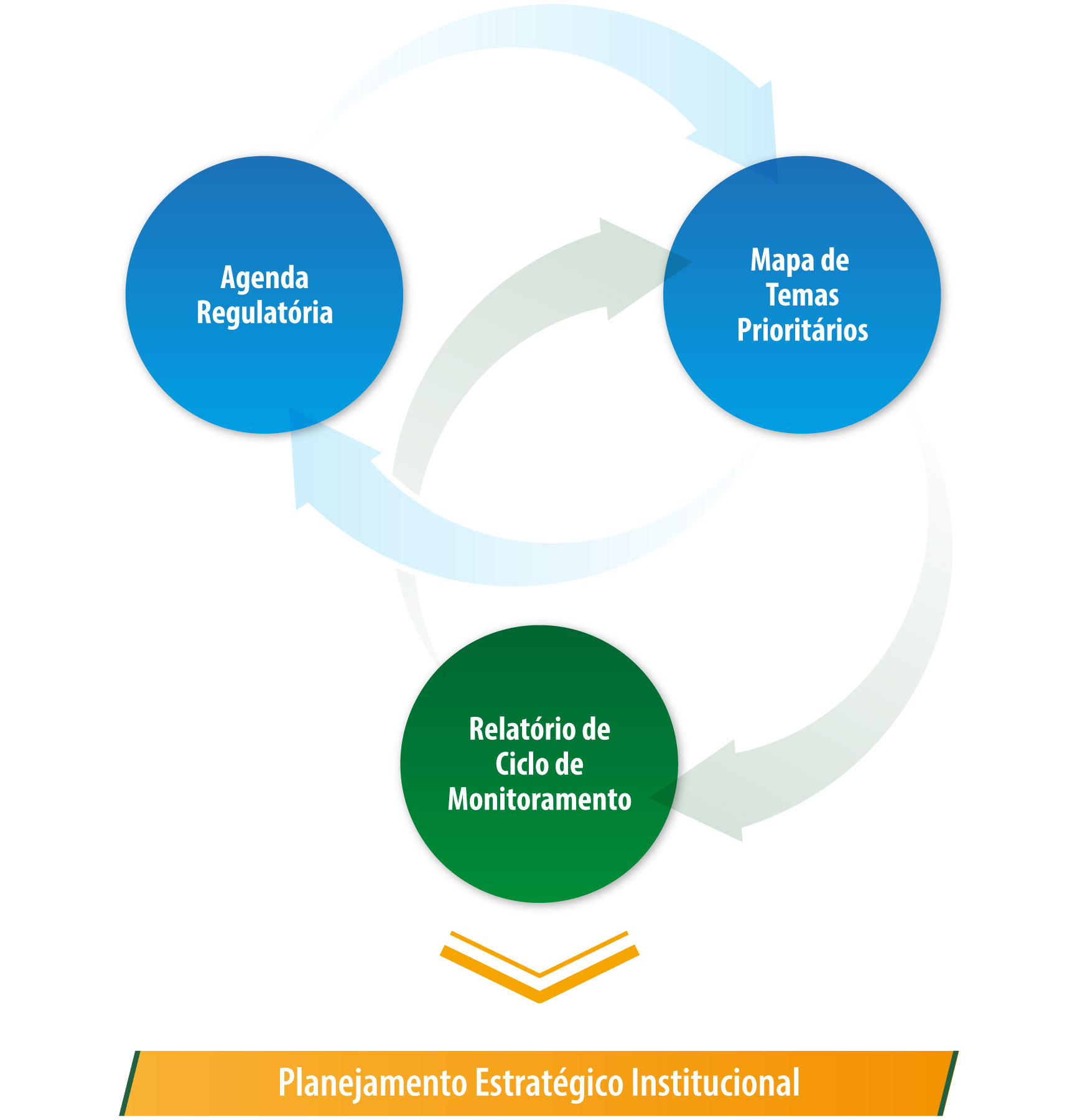 Figura com representação do ciclo de monitoramento