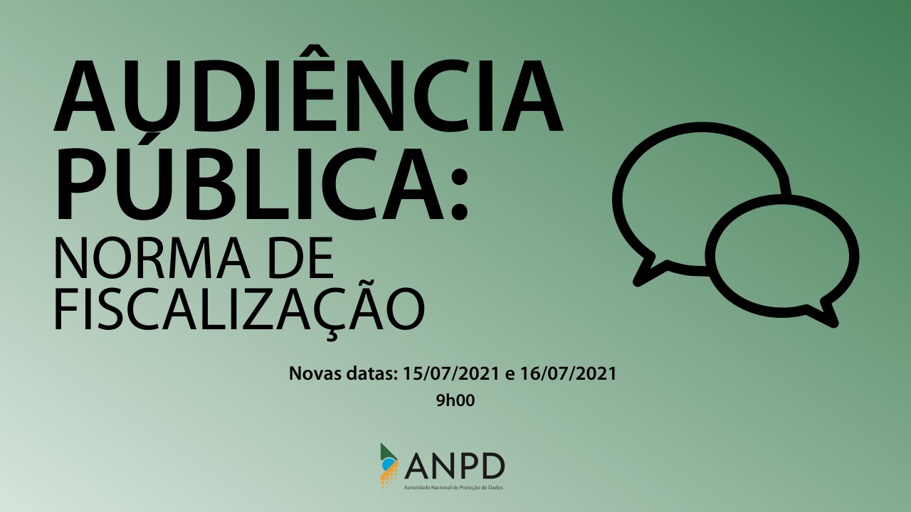 Nova data audiência pública